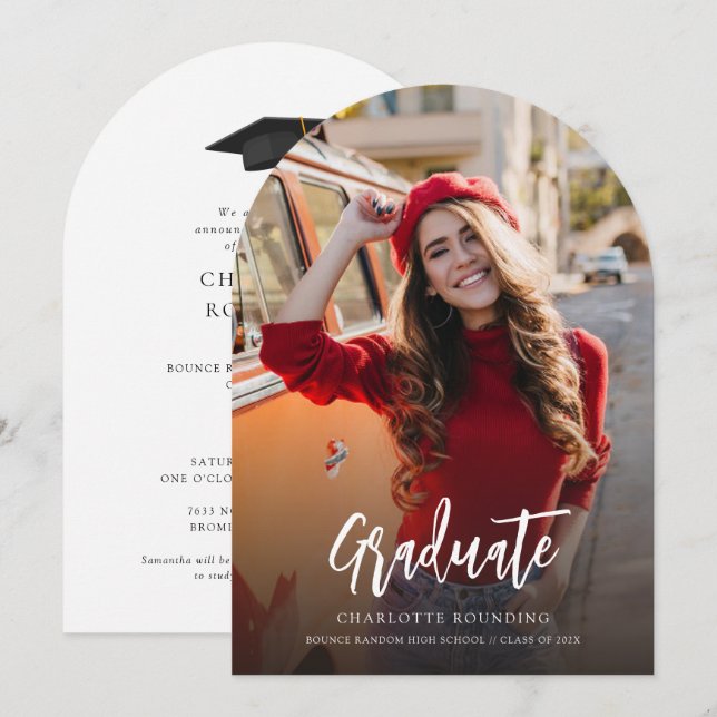 Anuncio de Graduación en Foto 2026 (Anverso / Reverso)