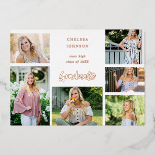 Anuncio de graduación Grad U Multi 6 Photo Foil