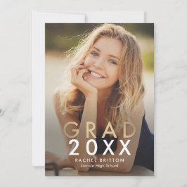 Anuncio de graduación Invitación Mezcla Moderna
