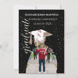 Anuncio de Graduación Invitación | Tarjeta de Grad