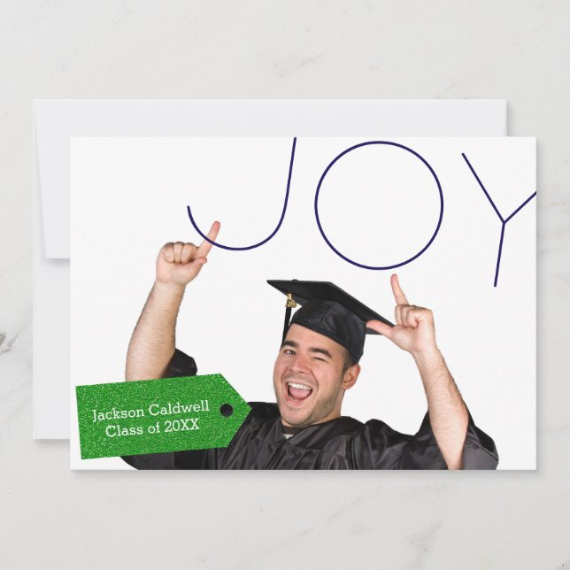 Anuncio de graduación - Joy Photo (Anverso)