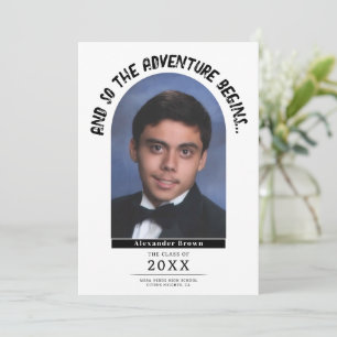 Anuncio de Graduación La Aventura Comienza