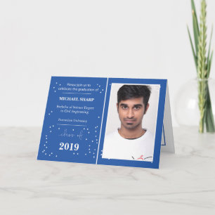 Anuncio de graduación personalizable Invitación