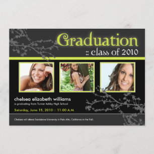 Anuncio de graduación personalizado Mystic Goth (l