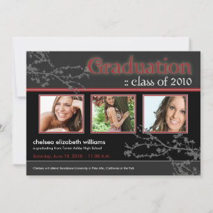 Anuncio de graduación personalizado Mystic Goth (r
