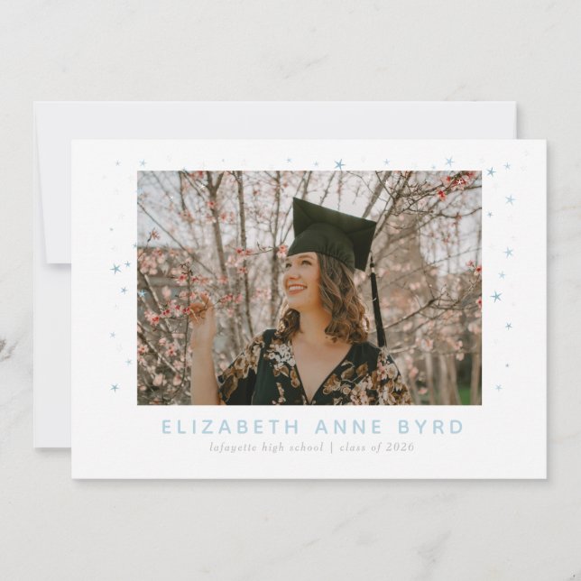 Anuncio de graduación 'Reach for the Stars' (Anverso)