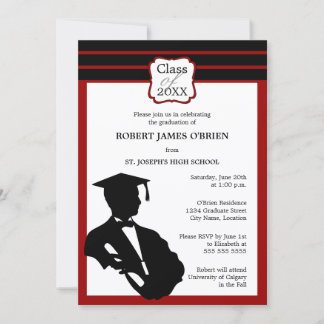 Anuncio de Graduación Silueta