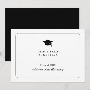 Anuncio de graduación simple