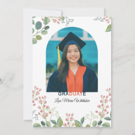 Anuncio de graduación universitaria Boho Floral2