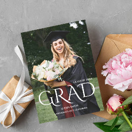 Anuncio de graduación universitaria minimalista mo