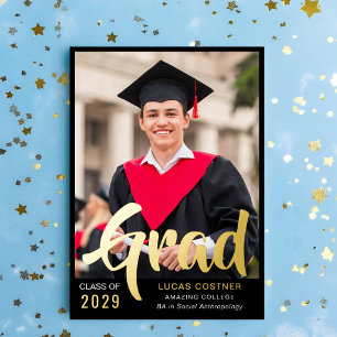 Anuncio de Graduación y Invitación a Fiesta en Dor