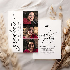 Anuncio de Graduación y Invitación a la Fiesta Ele