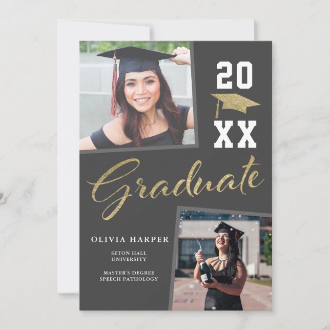 Anuncio de graduado distinguido (Anverso)