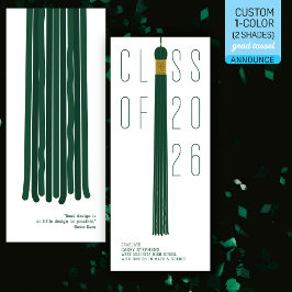 Anuncio de graduado en diseño moderno | Editable e