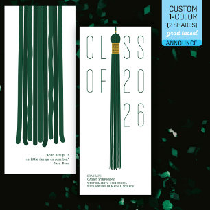 Anuncio de graduado en diseño moderno   Editable e