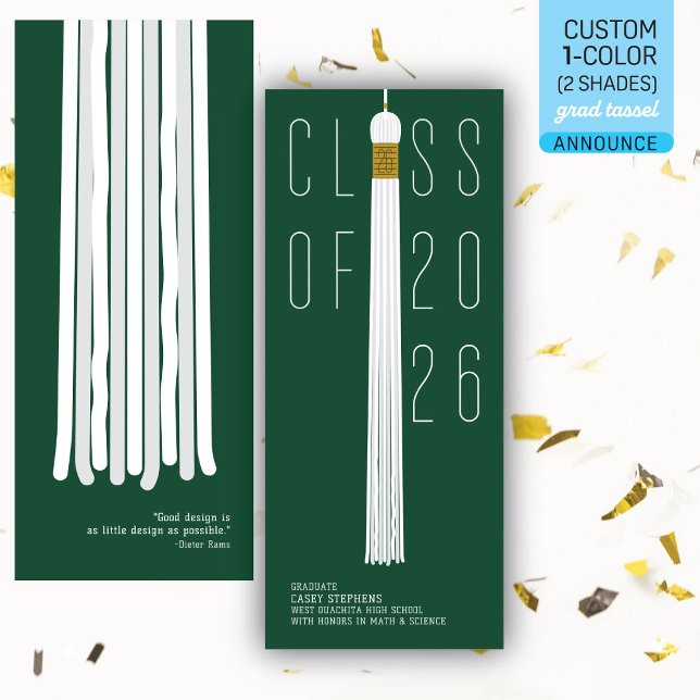 Anuncio de graduado en diseño moderno | Editable e (Subido por el creador)