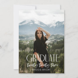 anuncio de graduado moderno 2023