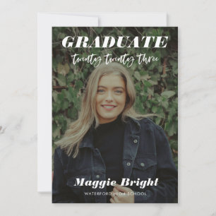 Anuncio de graduado moderno 2023  Casa abierta