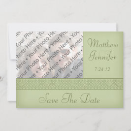 Anuncio de Green Celtic Photo Save the Date