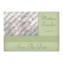 Anuncio de Green Celtic Photo Save the Date