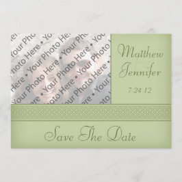 Anuncio de Green Celtic Photo Save the Date
