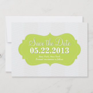Anuncio de Green Modern Save the Date