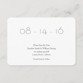 Anuncio de guardar la fecha