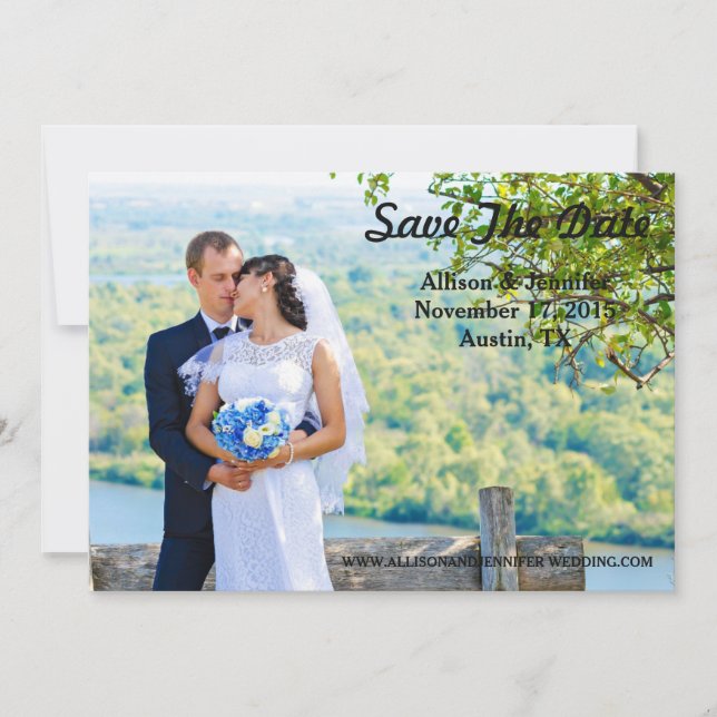 Anuncio de guardar la fecha (Anverso)