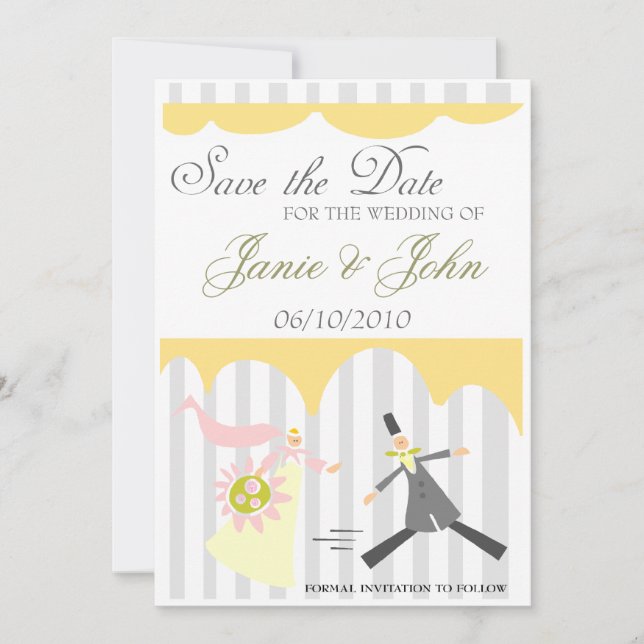 Anuncio de guardar la fecha (Anverso)