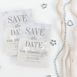 Anuncio de guardar la fecha de la fiesta moderna d