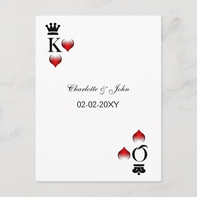 anuncio de guardar la fecha de Las Vegas (Anverso)