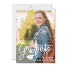 Anuncio de guión de graduación