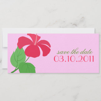 Anuncio de Hibiscus para Guardar la Fecha