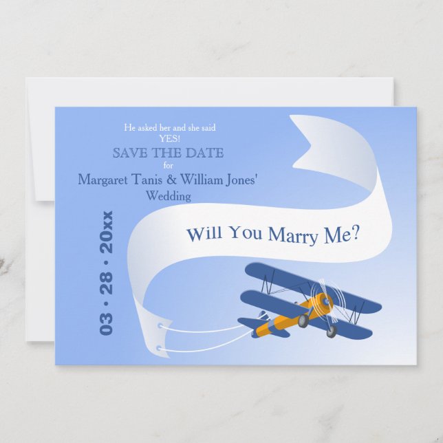 Anuncio de High Flyer para guardar la fecha (Anverso)