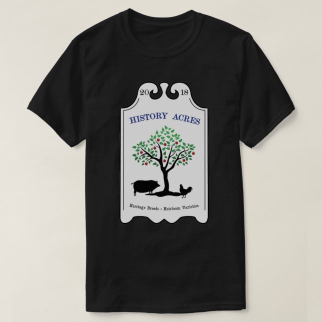 Anuncio de historia: camiseta de tee negro  (Diseño del anverso)