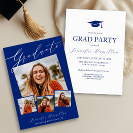 Anuncio de invitación a la fiesta de graduación co
