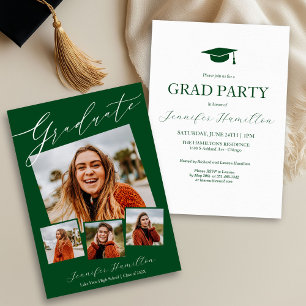 Anuncio de invitación a la fiesta de graduación co