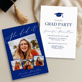 Anuncio de invitación a la fiesta de graduación co