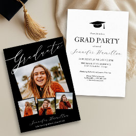 Anuncio de invitación a la fiesta de graduación co