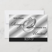 Anuncio de invitación de boda gay RSVP