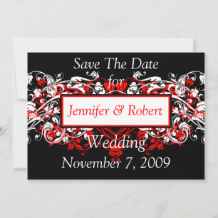Anuncio de Invitación de Boda Guardar la Fecha