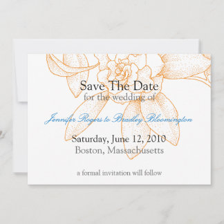 Anuncio de Invitación de Boda Guardar la Fecha