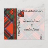 Anuncio de Invitación de Boda Royal Stewart