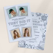 Anuncio de Invitación de Graduación Conjunta con F