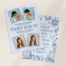 Anuncio de Invitación de Graduación Conjunta con F