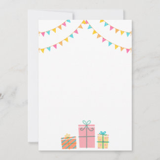 Anuncio de Invitaciones de Cumpleaños con Globos