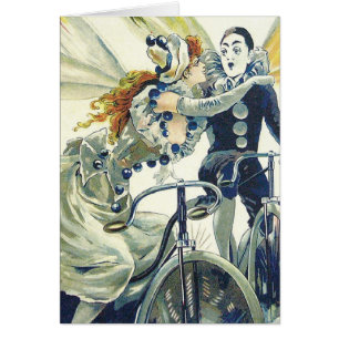 Anuncio de la bicicleta del vintage - completando