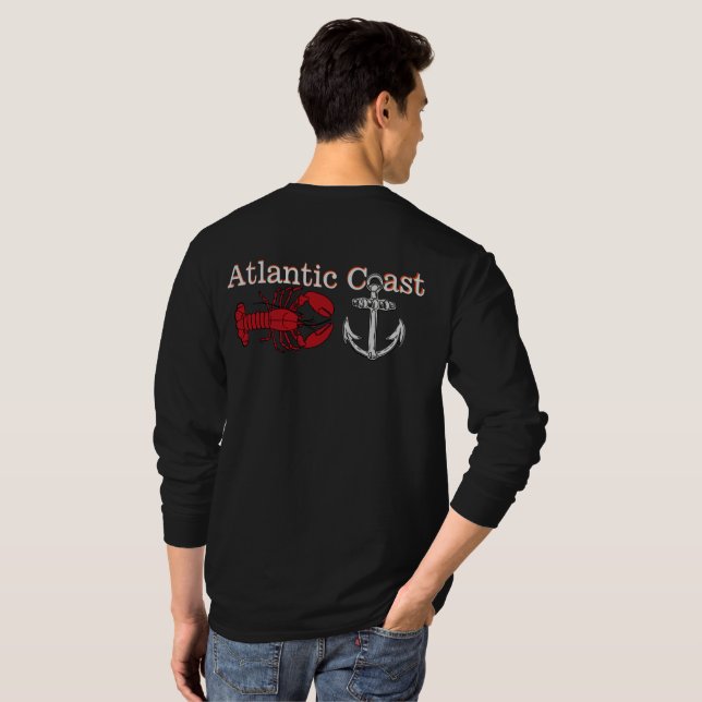 Anuncio de la camiseta de la costa atlántica de Ca (Reverso completo)