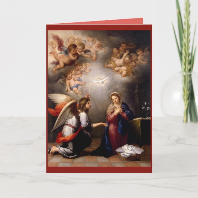 Anuncio de la tarjeta de vacaciones Murillo (detal (Anverso)