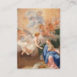 Anuncio de las tarjetas santas del rezo de Maria